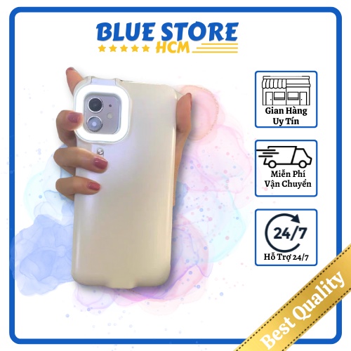 Ốp Lưng Có Đèn Selfie Trợ Sáng Cho Ip 11 Ip 12 HOT TREND 2021