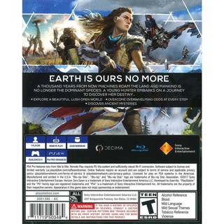 Đĩa game PS4: Horizon Zero Dawn