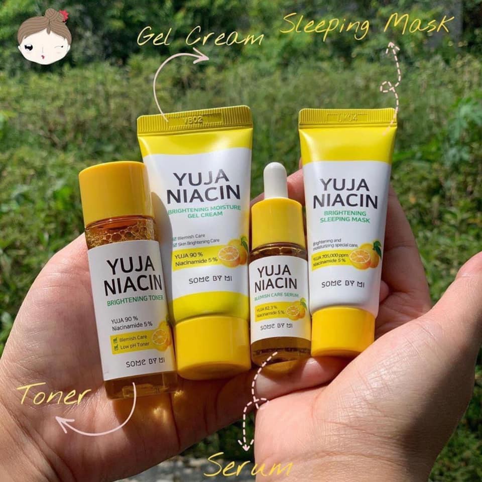 Bộ Kit 4 Món Chiết Xuất Quả Thanh Yên Some By Mi Yuja Niacin 30 Days Brightening Starter Kit