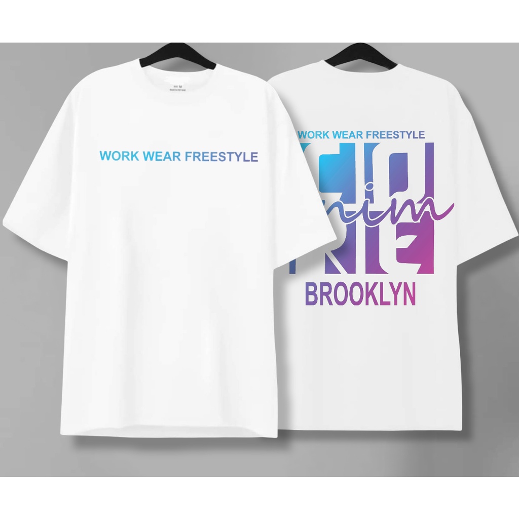 SALE SALE Áo thun nam trắng tay ngắn bigsize hình in cực đẹp - in hình Exchange, Brooklyn