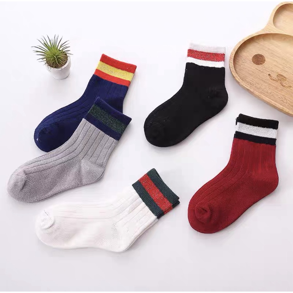 [ SIÊU RẺ ] COMBO 5 ĐÔI TẤT/VỚ TRẺ EM 6-12T COTTON MỀM MỊN MÀU SẮC ĐA DẠNG