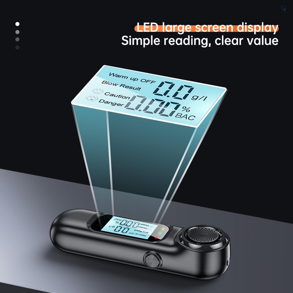 Thiết Bị Kiểm Tra Nồng Độ Cồn AM01 Màn Hình LCD Chuyên Nghiệp