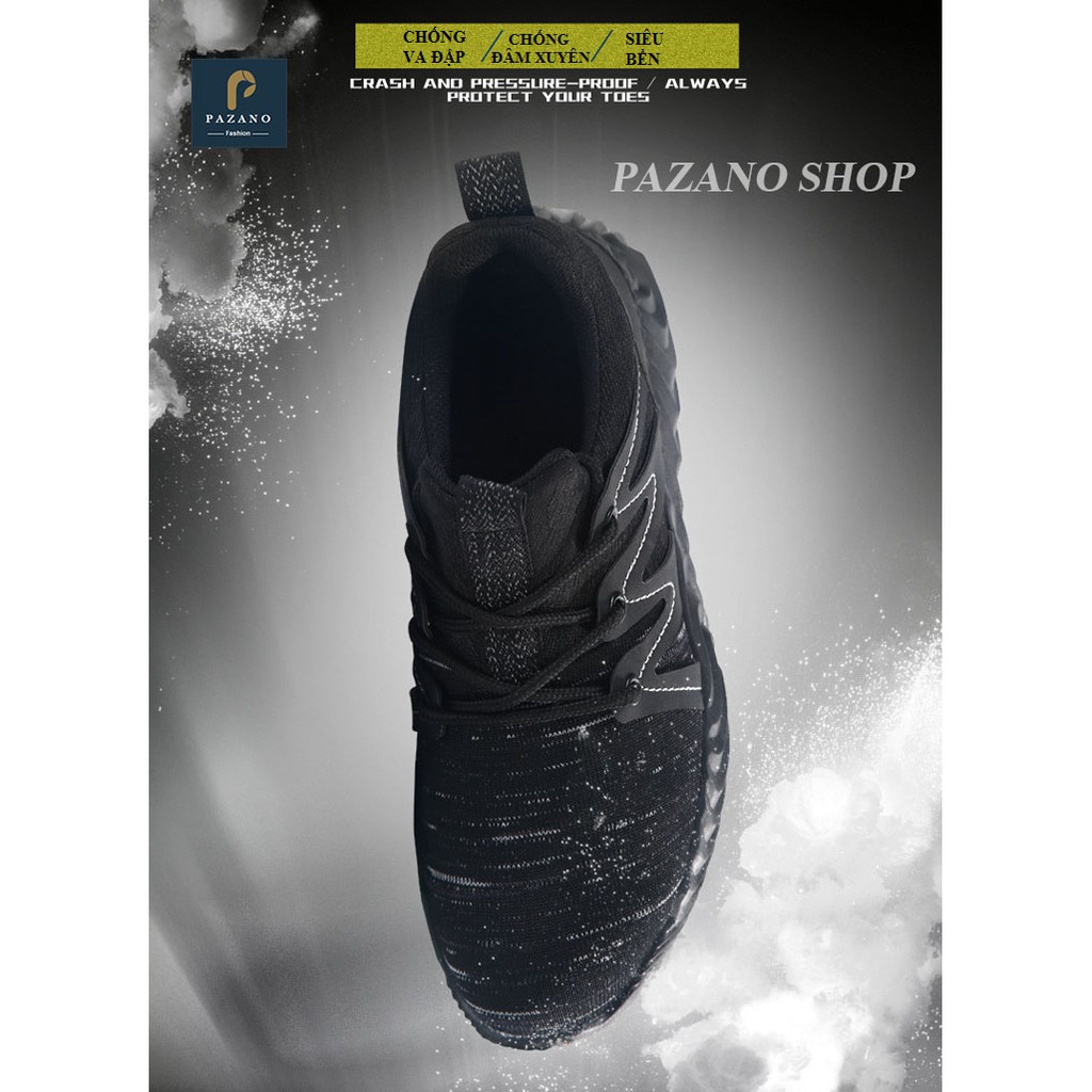 Giày Bảo Hộ Lao Động Banka 709 Cao Cấp, Mũi Thép, Đế Chống Đinh, Đế Đúc Nguyên Khối, Giày Bảo Hộ Nam [Có Video Thực Tế] | BigBuy360 - bigbuy360.vn