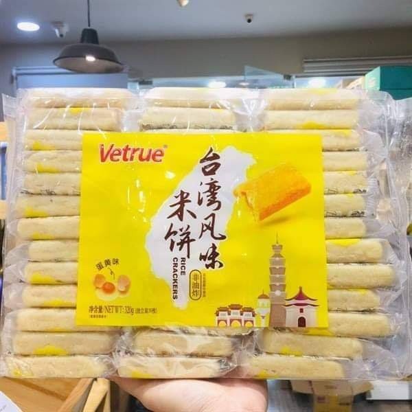 BÁNH GẠO TRỨNG CHẢY VETRUE ĐÀI LOAN 42k/ gói 300g-320g