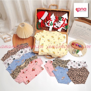 Bộ cộc tay cho bé trai bé gái chip đẹp đồ bé trai gái quần áo trẻ em thun lạnh họa tiết bộ chip đẹp minky mom