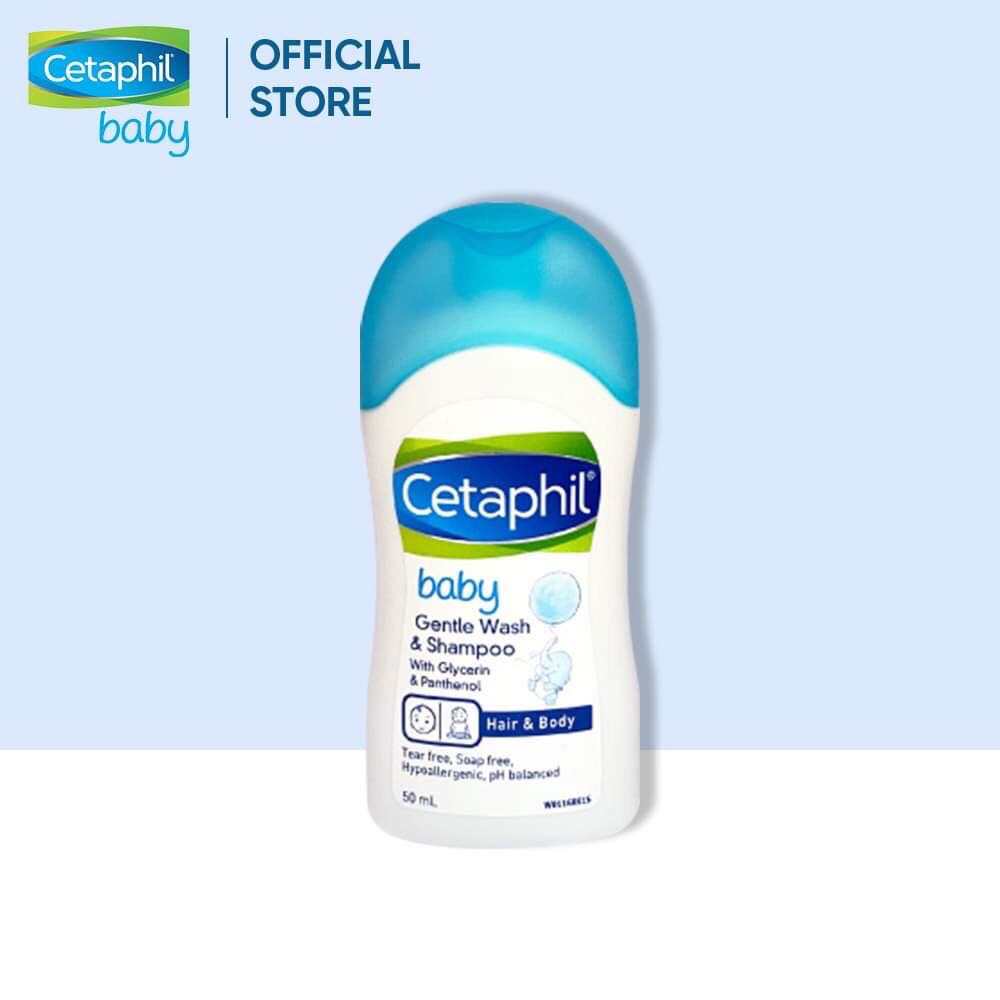 [Hàng tặng không bán] Sữa tắm gội dịu nhẹ cho bé Cetaphil Baby Gentle Wash & Shampoo 50ml