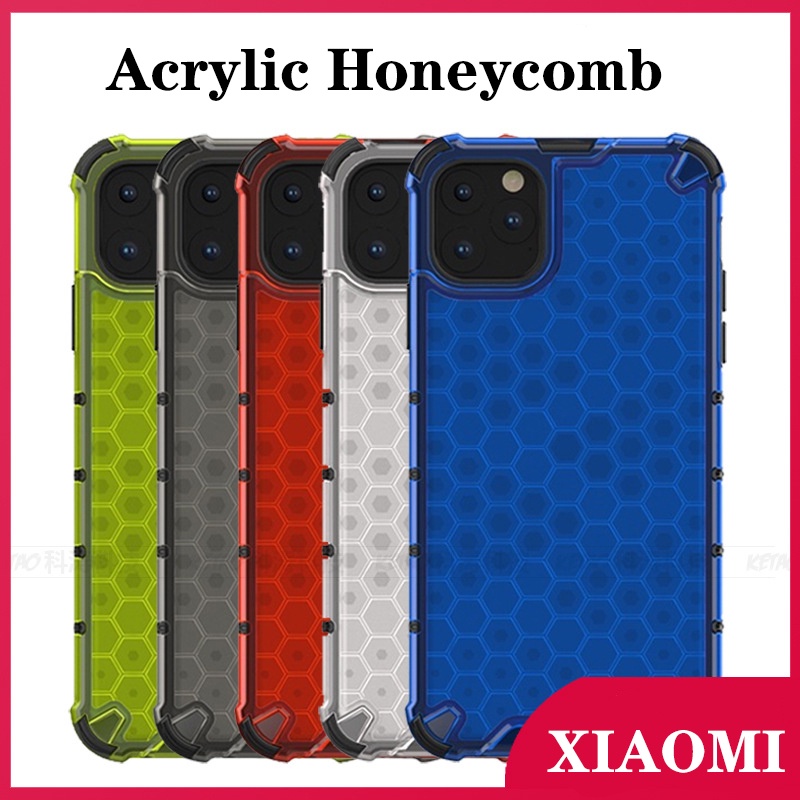 Ốp Điện Thoại Silicon Acrylic Trong Suốt Họa Tiết Tổ Ong Dành Cho Xiaomi Mi 13 Lite 13 Pro 13 Ultra 12T 12 Lite 12X Pro