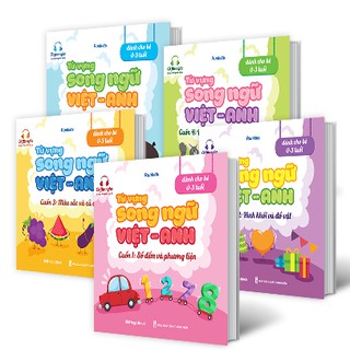 Sách Combo 5 cuốn Từ vựng song ngữ Việt Anh