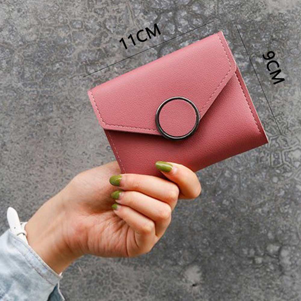 PINEVN Ví Da Ngắn Đựng Thẻ Thời Trang
