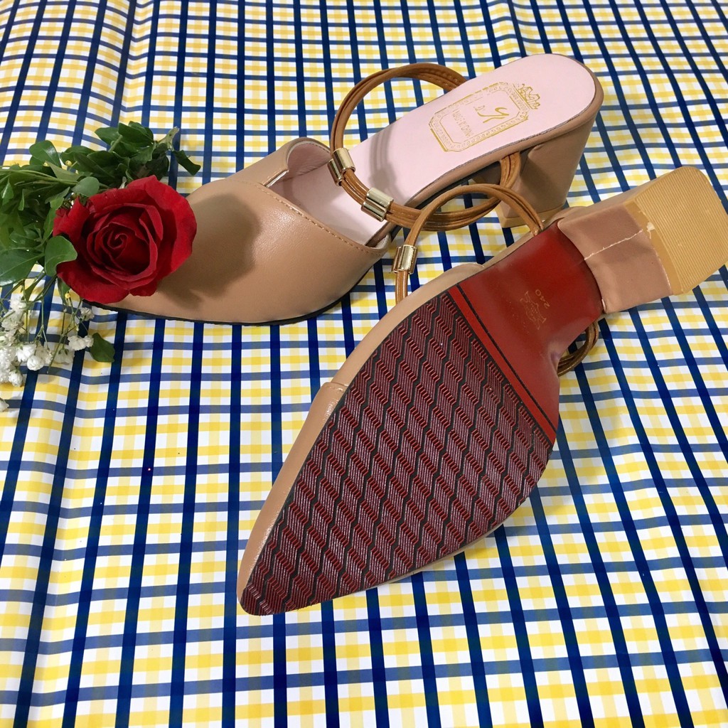 Sandal nữ cao gót ❤️FREESHIP❤️ giày cao gót đế vuông cao 7cm phong cách Hàn Quốc cực xinh