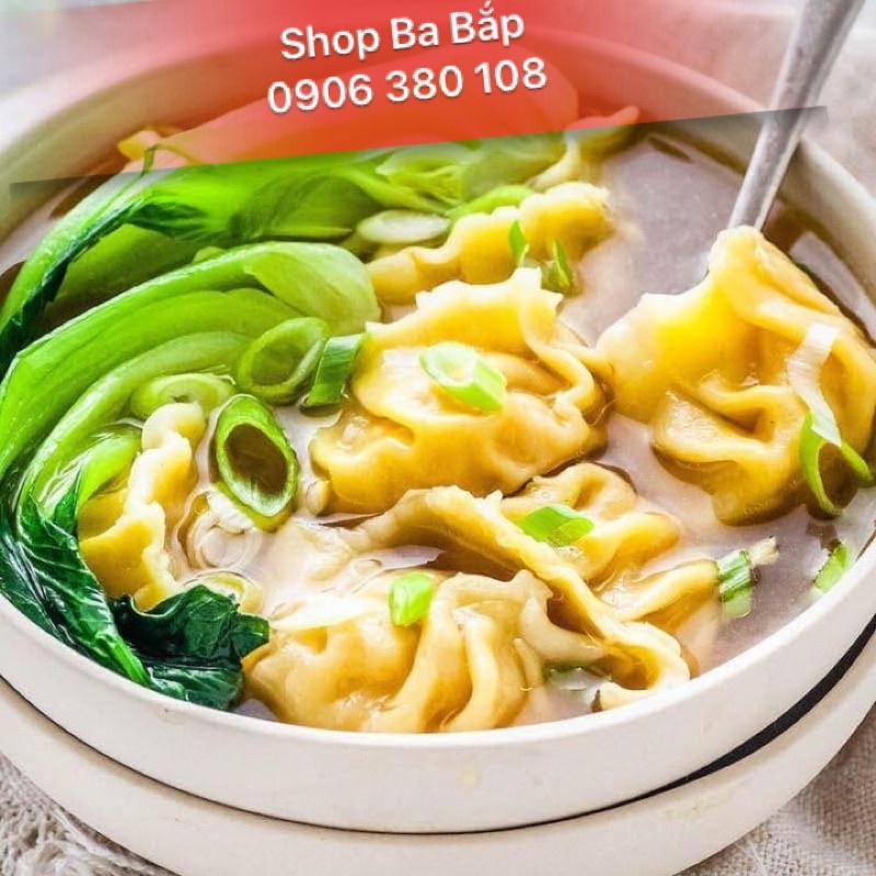 Hoành thánh lá / Da Hoành thánh/  Vỏ gói hoành thánh 500g làm hoành thánh, sủi cảo