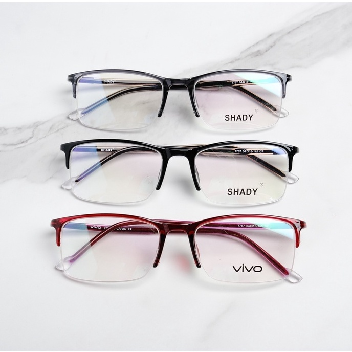 Gọng Kính Cận Nhựa Dẻo TR90 Shady Unisex G1994 (Nhiều Màu)