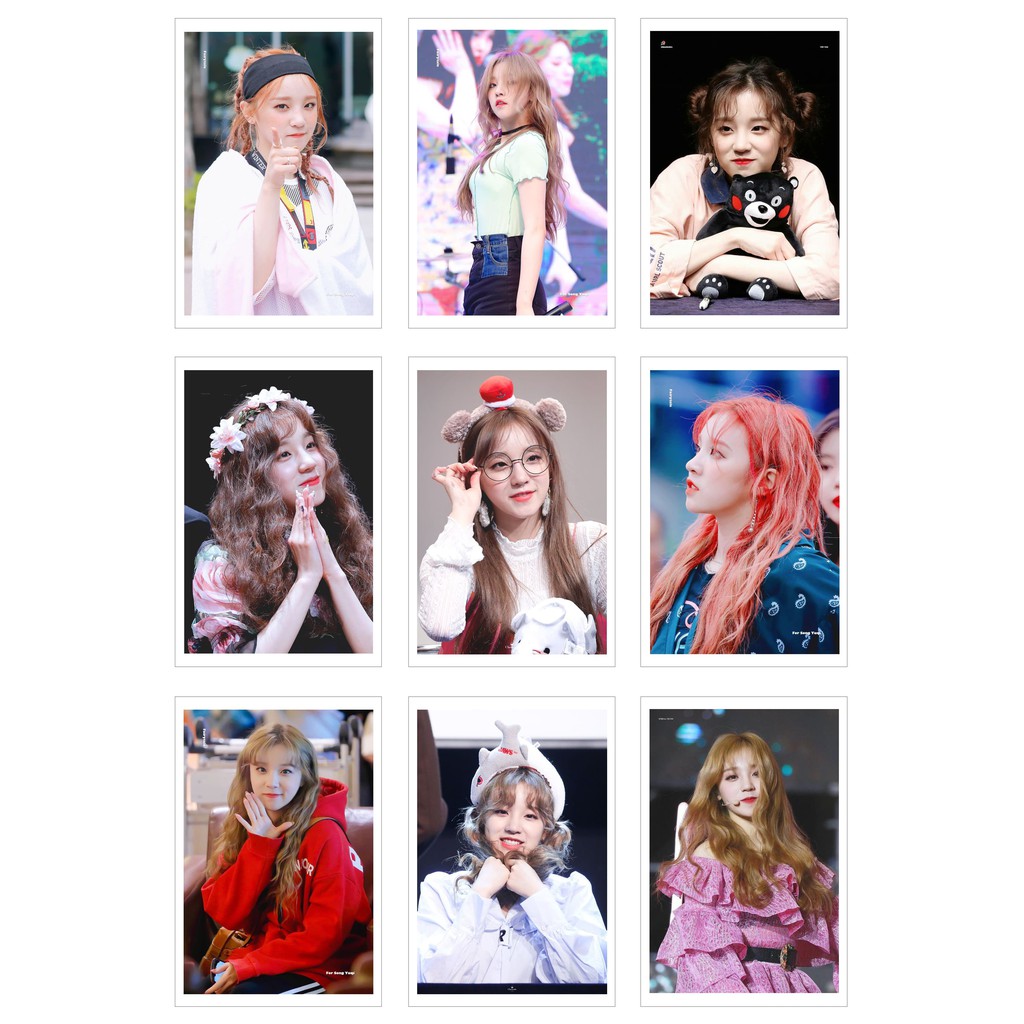 Lomo Card Ảnh (G)I-DLE - SONG YUQI ( TỐNG VŨ KỲ) gồm 54 ảnh