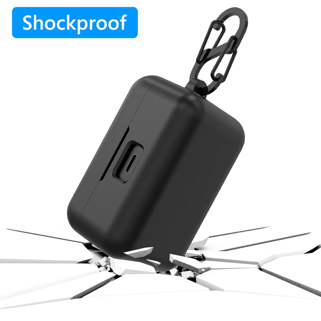 Geekria Vỏ Bảo Vệ Hộp Sạc Tai Nghe Không Dây sennheiser momentum 3 Bằng Silicon Có Móc Khóa