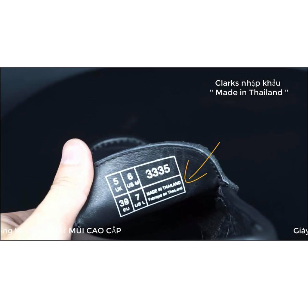 [Hàng Nhập Khẩu ThaiLand] Giày lười Clarks Sang Trọng, Lịch Lãm Chính Hãng ThaiLand | BigBuy360 - bigbuy360.vn