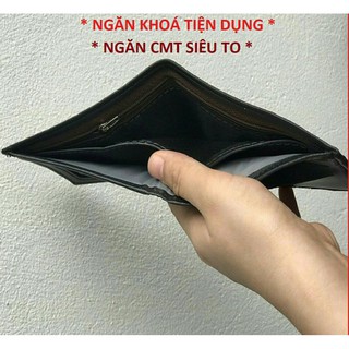 Ví bóp nam chất da PU nhiều ngăn
