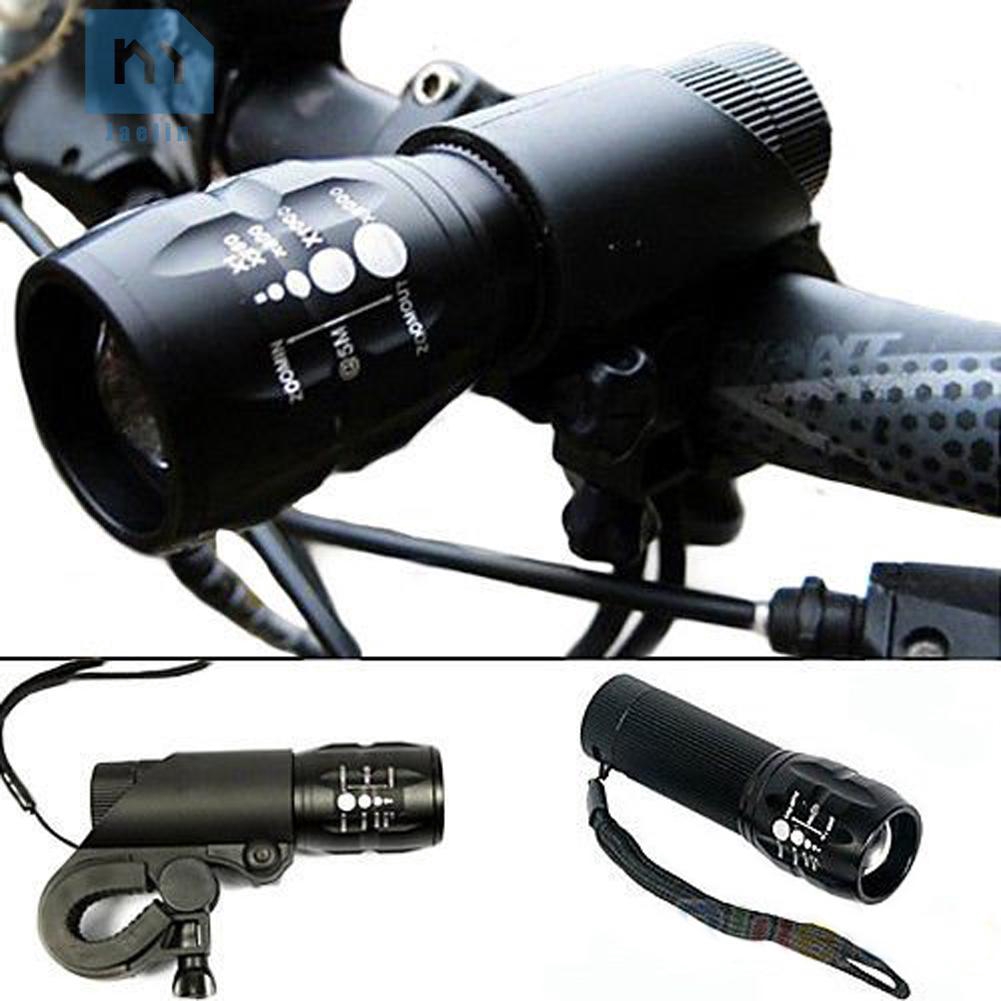 Đèn Pha Xe Đạp Jae-240 Lumen Q5 Với Giá Đỡ