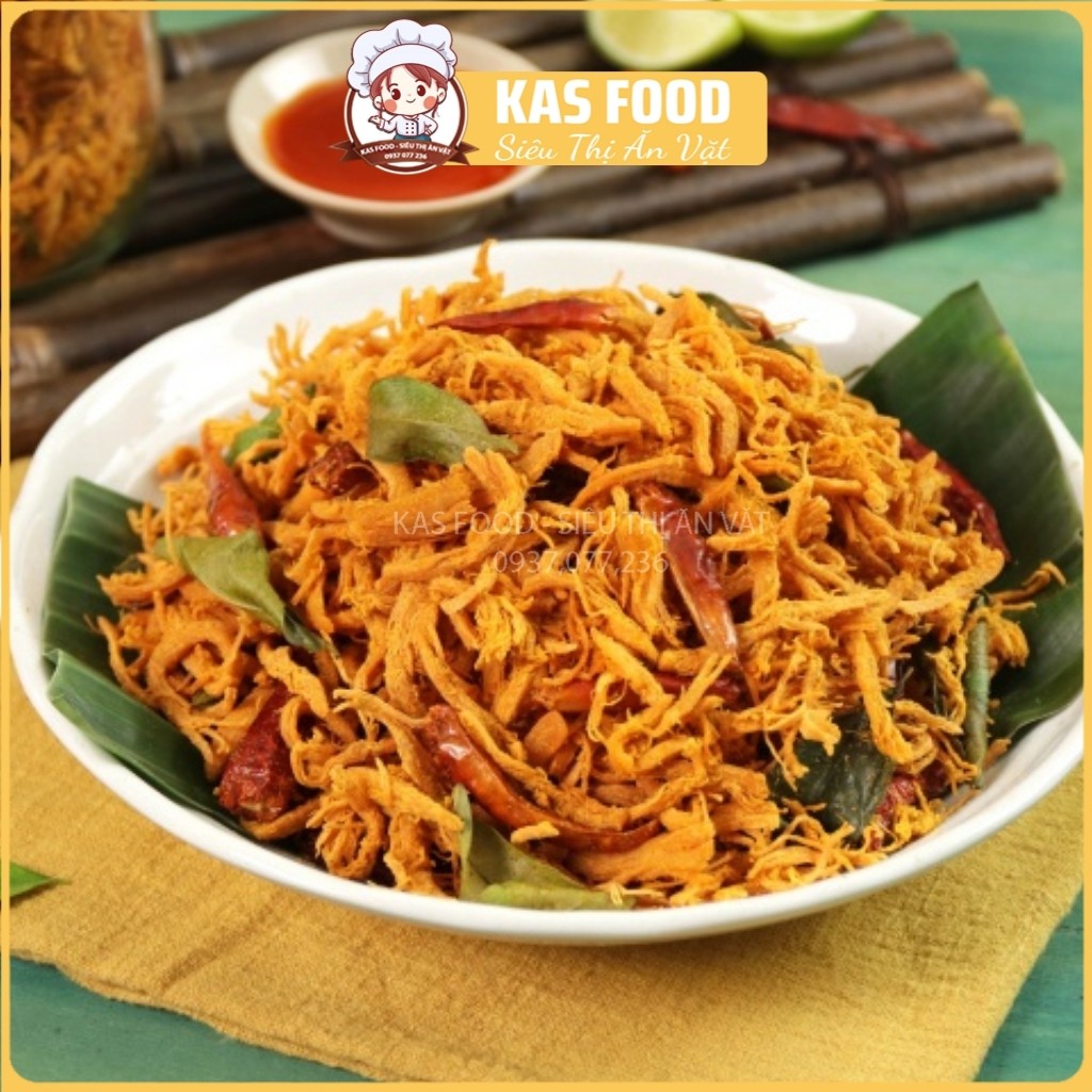 Khô gà lá chanh loại 1 KGLC3/500 siêu ngon 300g/500g - Kas Food | BigBuy360 - bigbuy360.vn