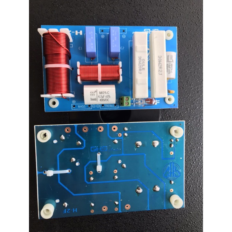 Mạch phân tần Full đơn  H-2F / lọc loa 2 Way 1 treble 1 bass 40