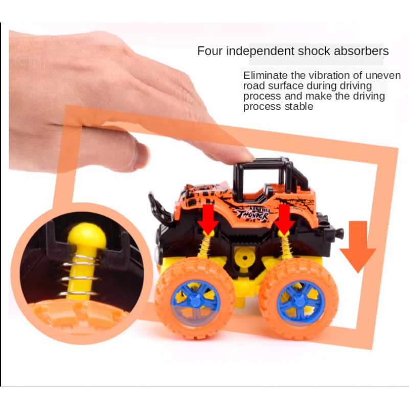 HOT WHEELS Mô Hình Đồ Chơi Xe Tải Quái Vật 4 Kiểu Dáng Làm Quà Tặng Sinh Nhật Cho Bé Trai