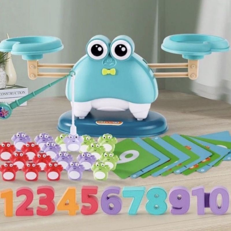 Đồ chơi trí tuệ cua cân bằng toán học 4 in 1 giúp bé thông minh (BBTOYS: 41)