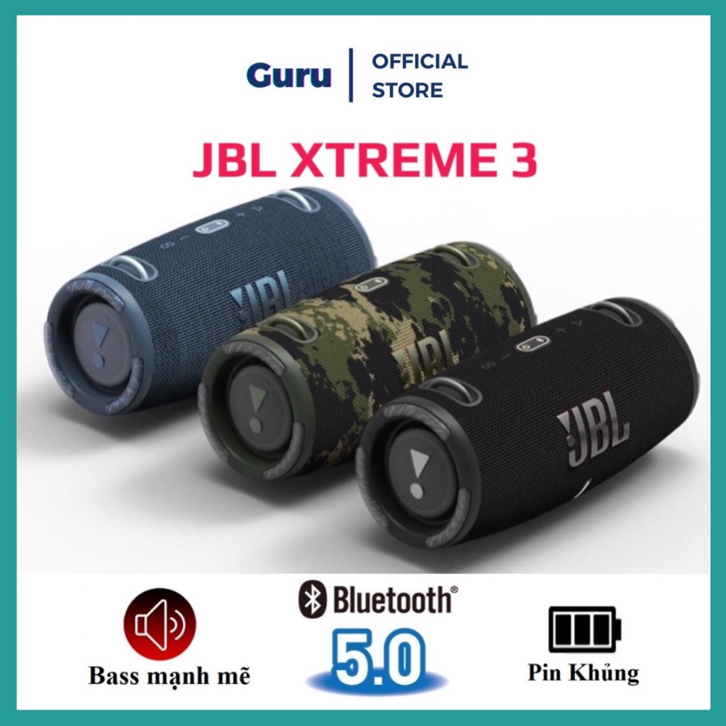 LOA BLUETOOTH KHÔNG DÂY XTREME 3 Bass Căng Nghe Nhạc Hay, Cắm Được Usb Thẻ Nhớ Cổng 3.5 - Bảo Hành 06 Tháng 1 đổi 1