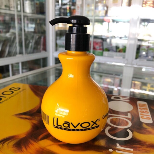 Lavox Collagen Styling Wax 300ml- Wax Dây Tạo Nếp Tăng Sóng Bồng Bềnh (Vàng)