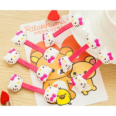 Kẹp Kitty Thu Gọn Tai Nghe, Dây Sạc Chống Rối