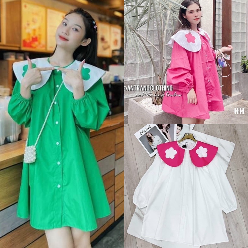 ĐẦM BABYDOLL CỔ BÈO