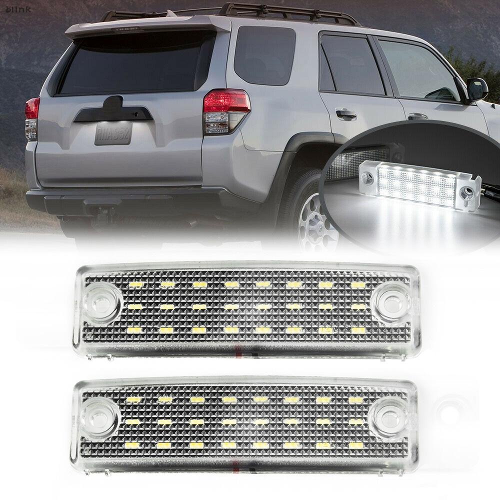 Đèn Led biển số màu trắng 8V-15V cho 1996-21 Toyota 4Runner 08-19 Sequoia