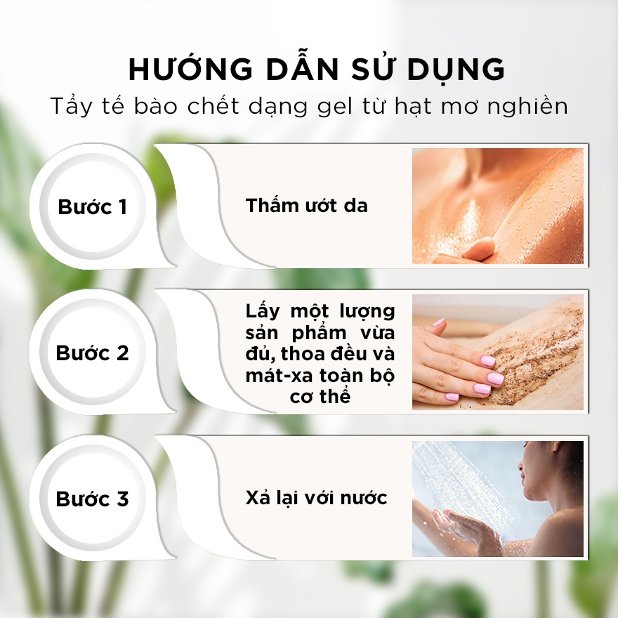 Gel Tẩy Tế Bào Da Felina Chiết Xuất Hoa Mẫu Đơn Pink Peony Body Scrub 300ml