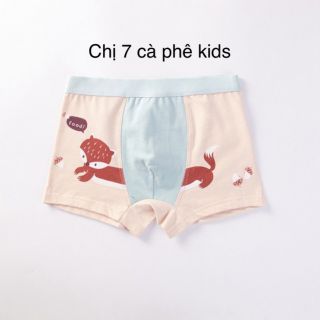 set 4 quần sịp bé trai đủ size 7-45kg