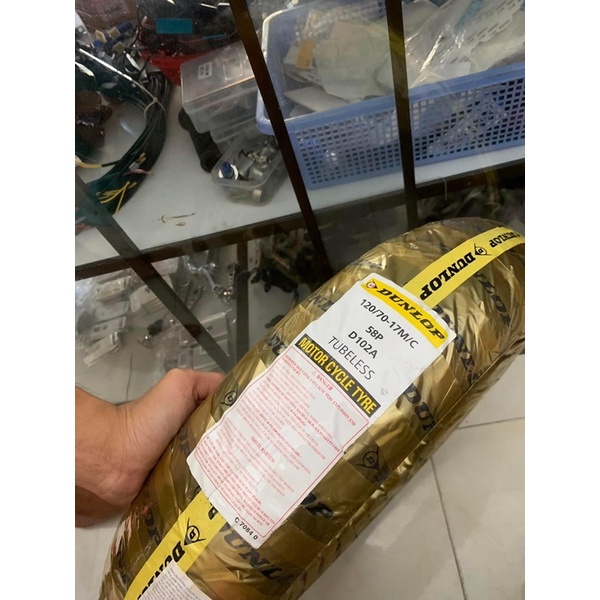 Vỏ Dunlop chính hãng Indonesia các size 17 xe số