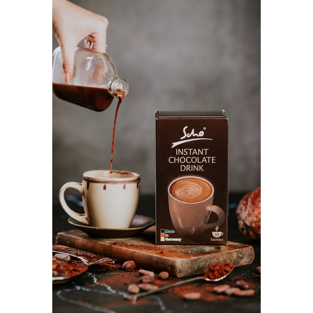 Bột Pha Cacao Hòa Tan Uống Liền SCHO SCHOKOCROWN Hàng Đức Thơm Ngon Dinh Dưỡng (Hàng Nguyên Chất Cao Cấp)
