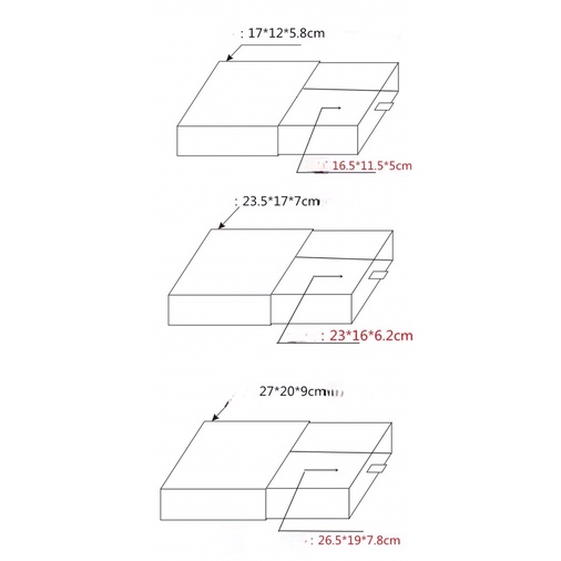 Hộp quà tặng sinh nhật kraft cao cấp màu xanh kèm túi (chỉ tặng giấy rơm) phụ kiện quà tặng king9