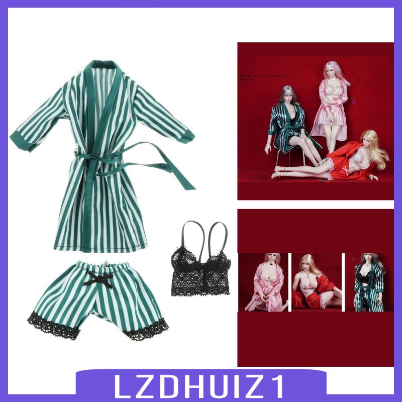 Bộ Đồ Ngủ 3 Quần Short Tỉ Lệ 1 / 6 Dành Cho Búp Bê 12 ''