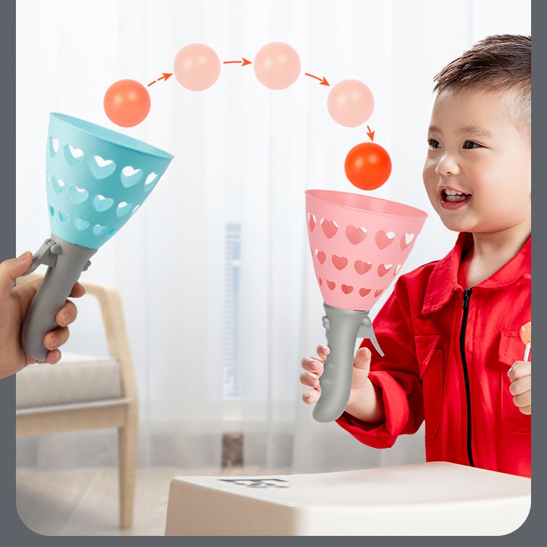 Combo Cốc bắn bắt bóng cho bé - Giúp bé tăng chiều cao