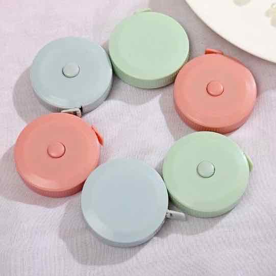 Thước dây cuộn mini đa năng có thể thu vào 1,5m tiện dụng