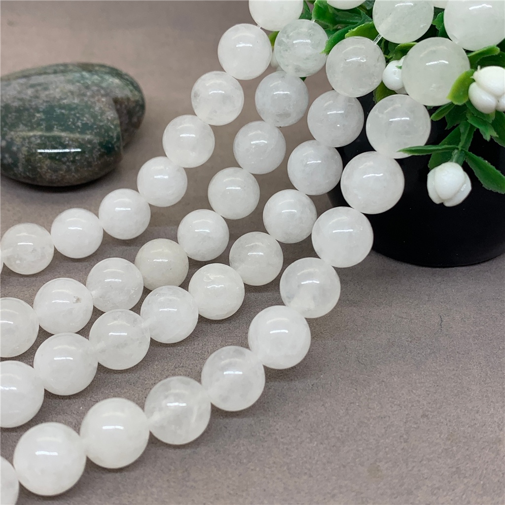 Chuỗi Hạt Đá Tự Nhiên 4-14mm Dùng Để Làm Đồ Trang Sức Thủ Công
