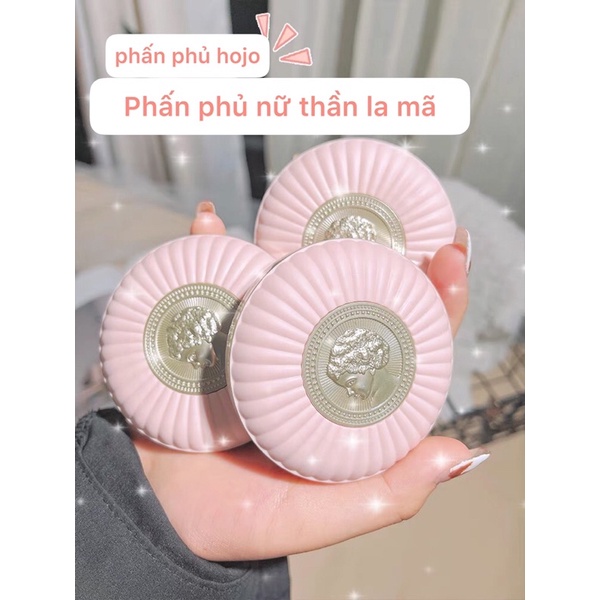 Phấn Phủ Hojo Dạng Nén Mềm Mịn Kiềm Dầu Lâu Trôi Chống Thấm Nước