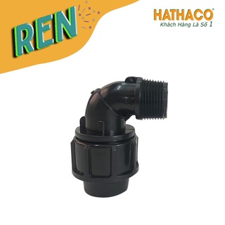 Cút 20 ren ngoài 20 - 25 hathaco dùng cho ống hdpe
