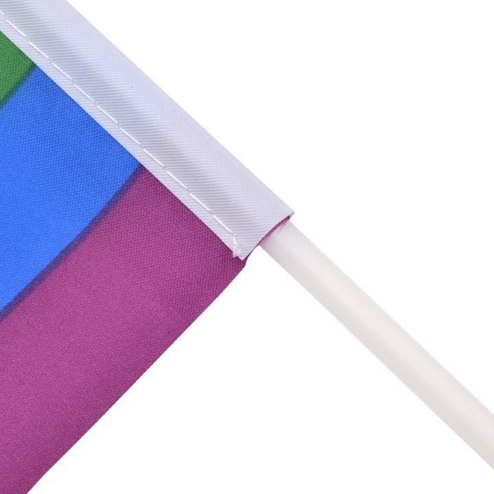Cờ LGBT Lục Sắc Cầm Tay