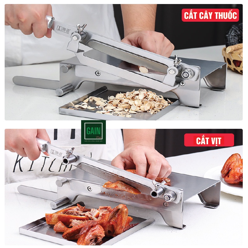 Dao Chặt Thịt Gà, Cắt Đa Năng, Thái Thịt Đông Lạnh, Thịt Bò, Rau Củ Quả KD0248, Thép 30CR13, BH 5 Năm, Đổi Lỗi 3 Năm
