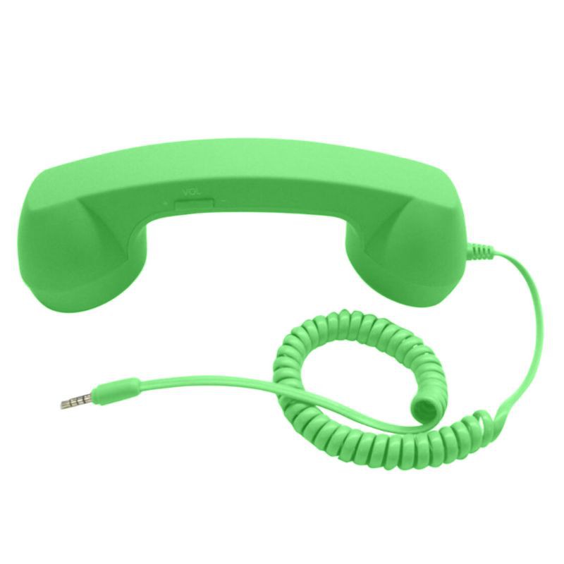 Tai nghe điện thoại bàn chống bức xạ phong cách retro nhiều màu tùy chọn