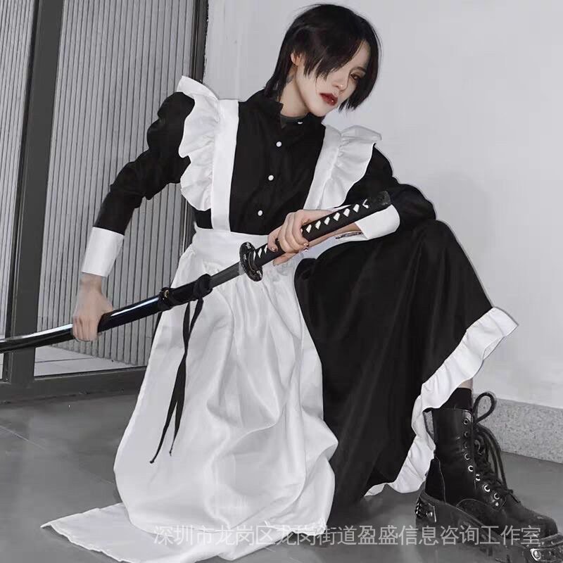 Bộ Đồ Hóa Trang Người Hầu Xinh Xắn Cho Nam Nữ