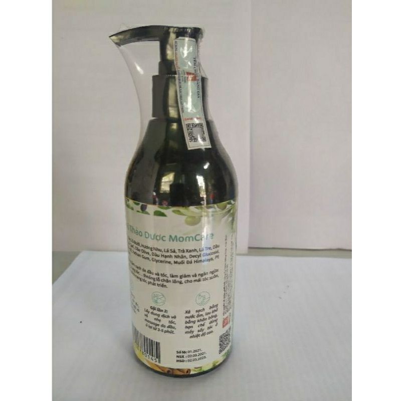 DẦU GỘI XẢ 3IN1 CHỐNG RỤNG TÓC DÀNH RIÊNG CHO MẸ BẦU VÀ MẸ SAU SINH Thảo dược MomCare 300ml