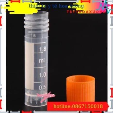 Ống Cryo, Ống LưuTrữ Lạnh Tế Bào 1.8ml [ com bo10 ống ]