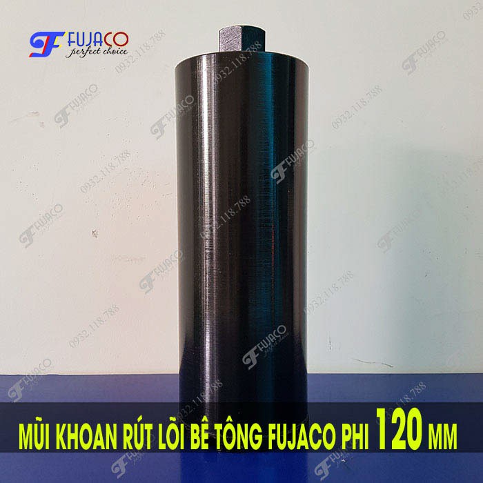 Mũi khoan rút lõi bê tông phi 120 mm - FUJACO