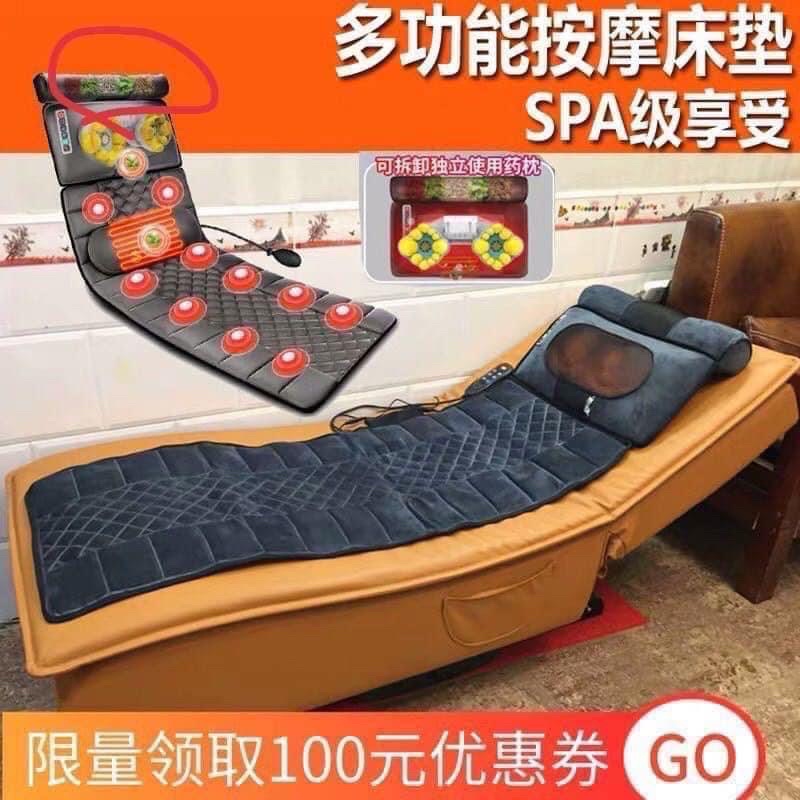 Đệm  Massage Toàn Thân Cao Cấp, Tần Số Cao Bảo Hành 12 Tháng