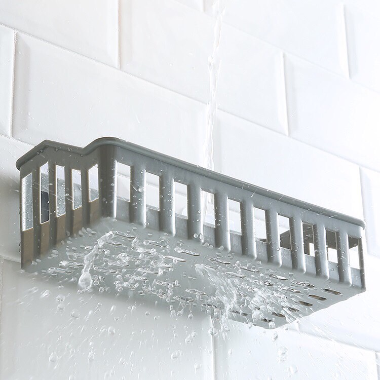 Kệ để đồ dán tường dùng cho nhà tắm, nhà bếp